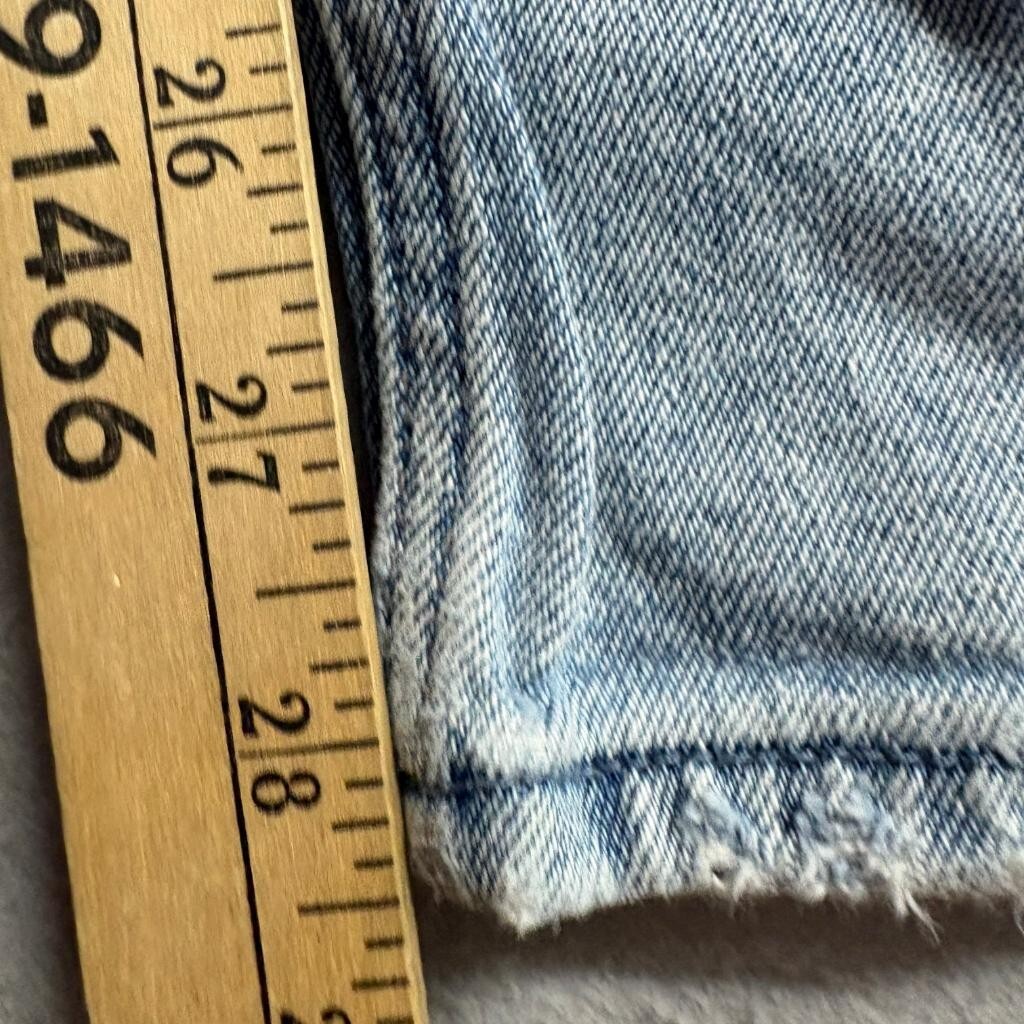 Hollister Low Rise Baggy Jeans Womens 00R W24 Light Wash Distressed Bow Pocket