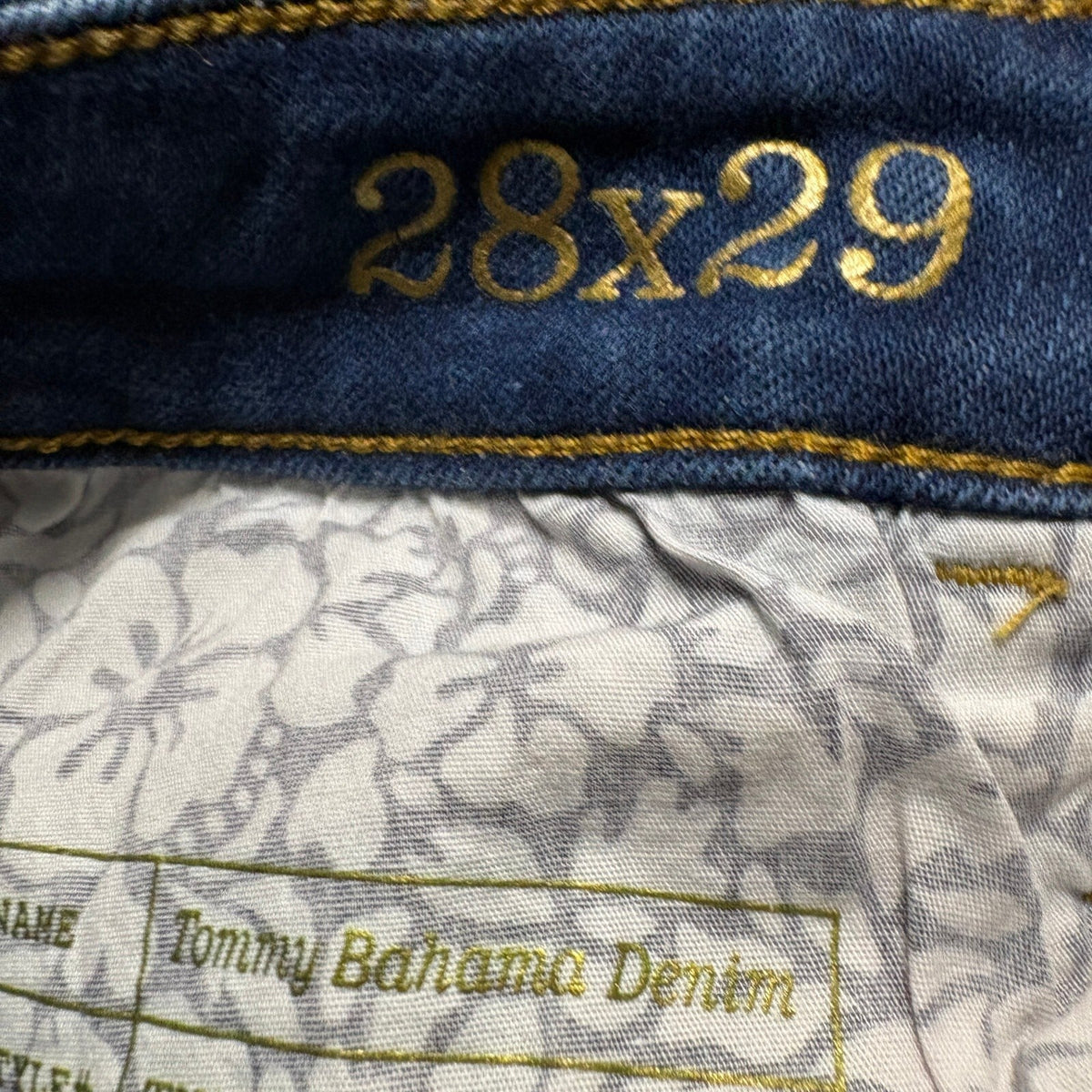 Tommy Bahama Slim Boyfriend Jeans Womens 28x29 Dark Indigo Blue Stretch Denim