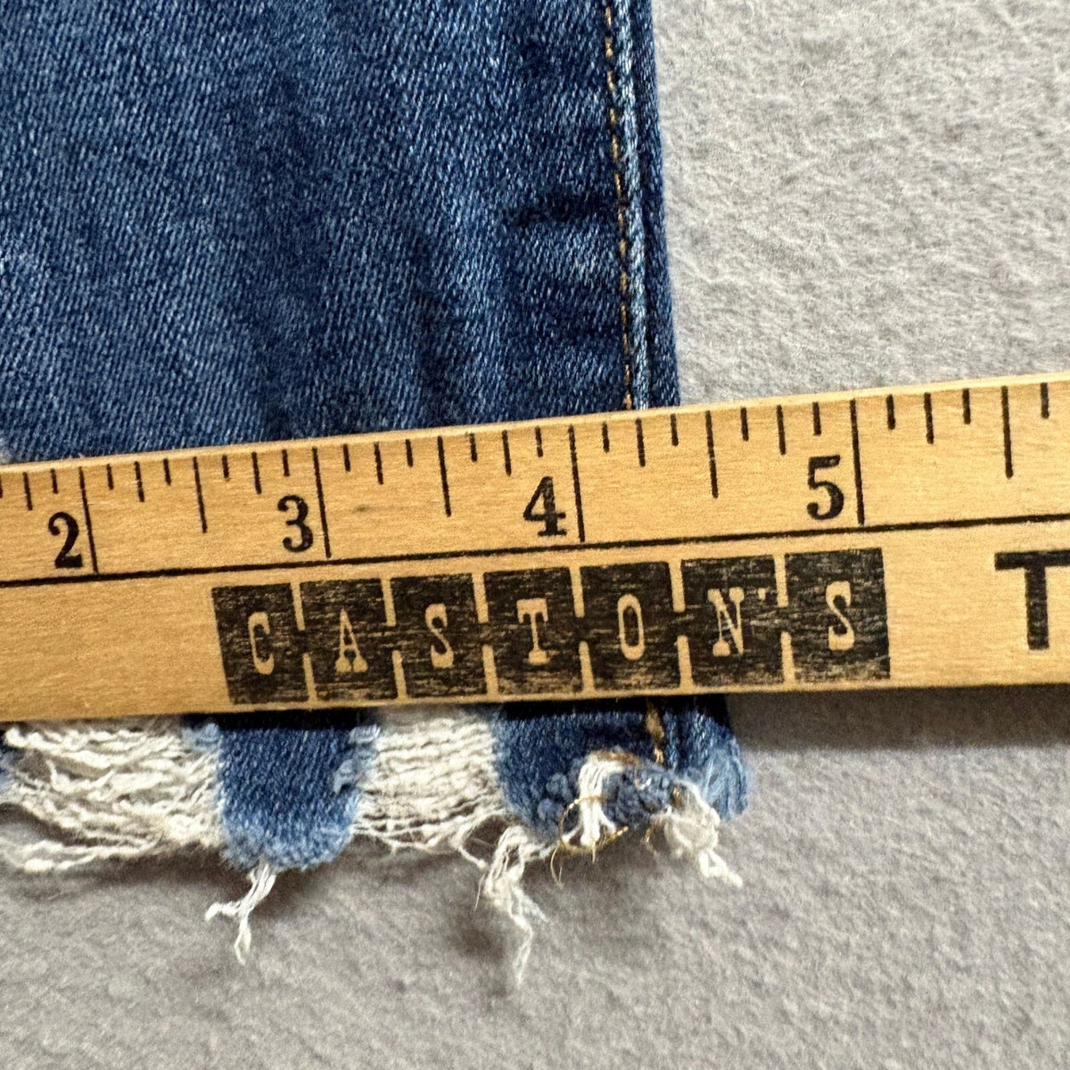 Joe's Jeans Skinny Ankle Womens Size 27 Distressed Raw Hem Blue Denim Stretch