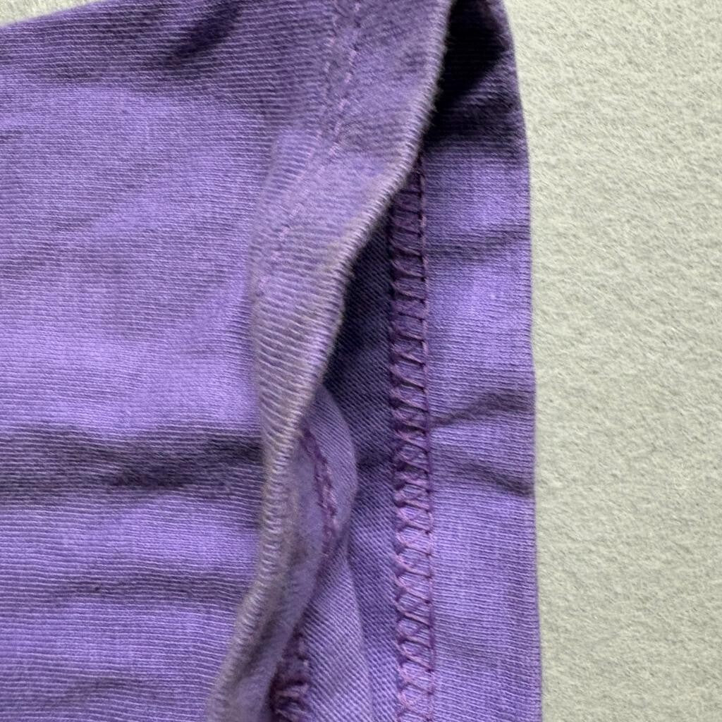 Vintage Key Elements Purple Pocket T-Shirt Mens Large 100% Cotton Made in USA