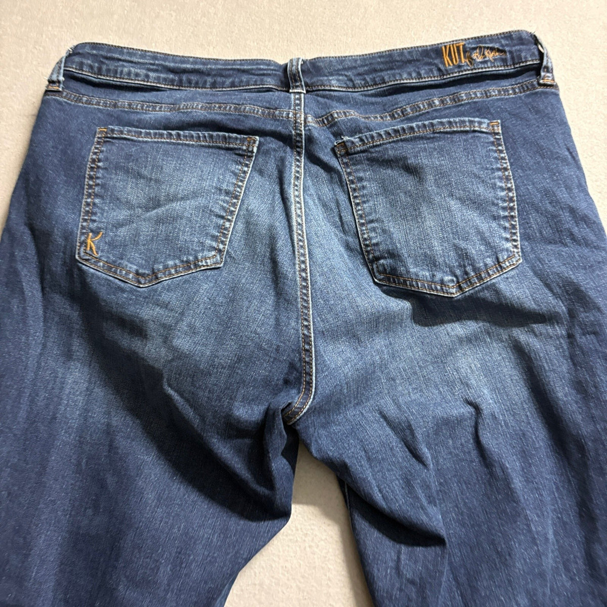 Kut from the Kloth Katy Boyfriend Jeans Womens 16W Blue Denim Stretch