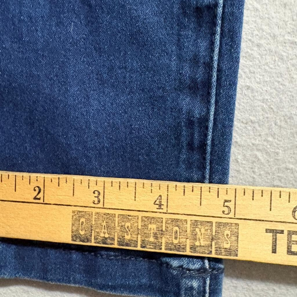Dollhouse Skinny Jeans Womens 11/12 Dark Wash High Rise Button Fly Stretch Denim