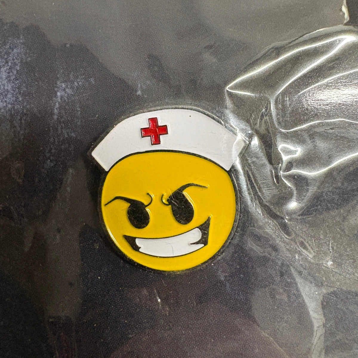 Mr Mercedes TV Show Promo Enamel Lapel Pin Evil Nurse Emoji Stephen King