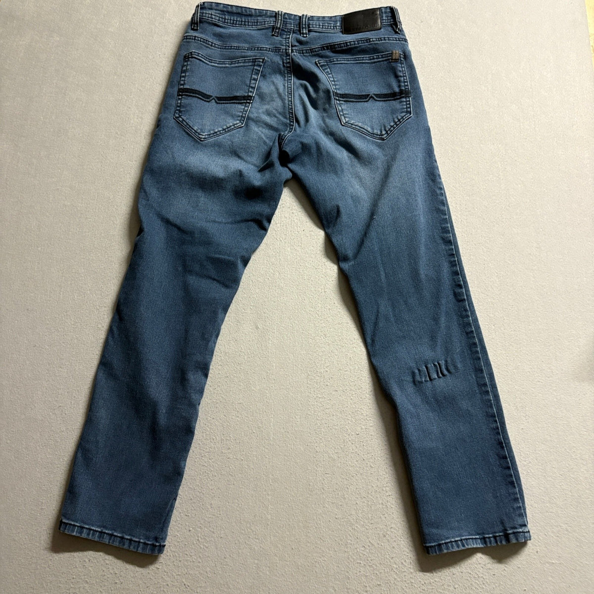 Buffalo David Bitton Axel Mens Jeans Size 32x30 Slim Stretch Blue Denim