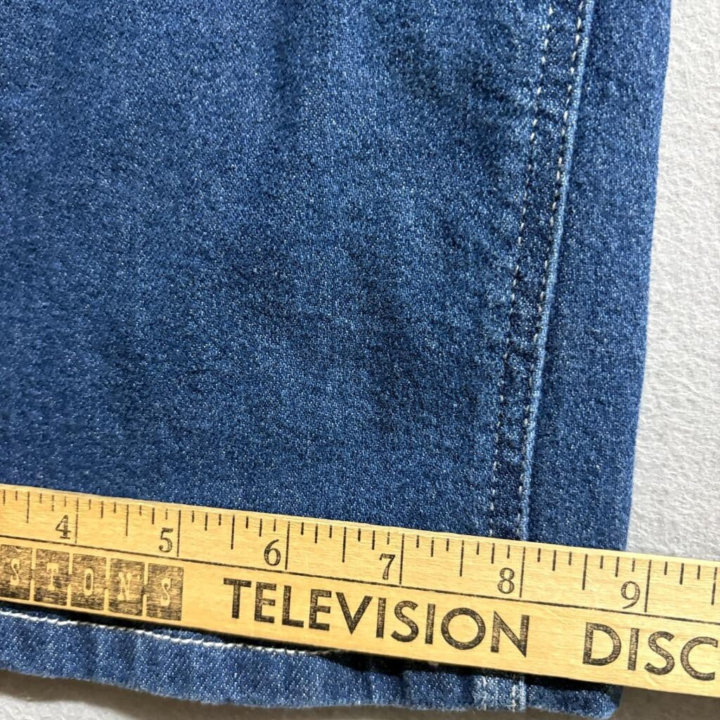 Wild Fable Super High Rise Straight Jeans Womens Size 18 Blue Denim Stretch