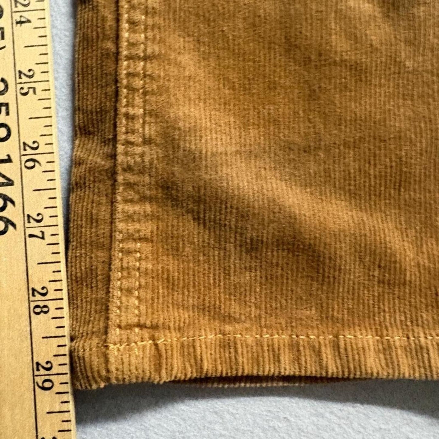 Forever 21 Corduroy Pants Womens Medium Brown Button Fly High Rise Straight Leg