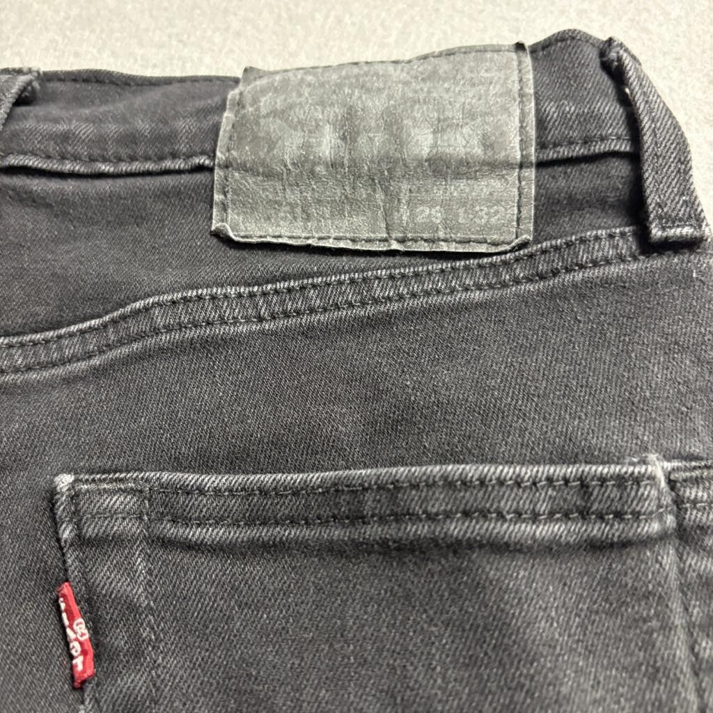 Levis 511 Slim Fit Black Jeans Mens 29x32 WaterLess Stretch Denim