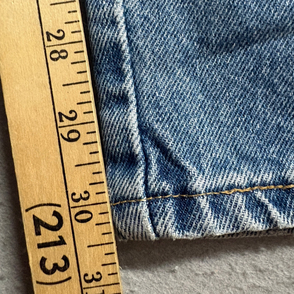 Wrangler Hero Mens Jeans 31x32 Blue Denim Straight Leg Regular Fit Workwear