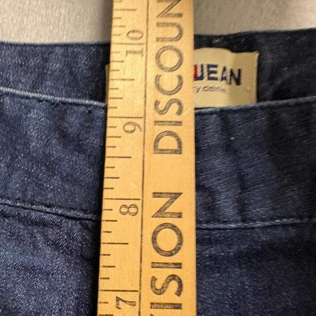 London Jean Victoria's Secret Womens Size 8 Blue Denim Stretch Cropped Pants