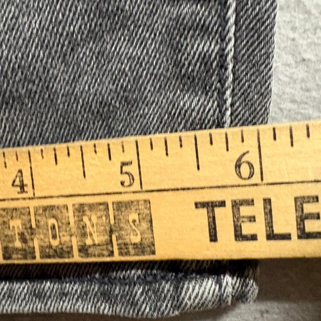 American Eagle Tomgirl Slim Jeans Womens Size 8 Gray Denim Button Fly Stretch