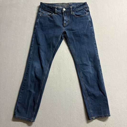 American Eagle Skinny Jeans Womens 28x28 Blue Flex 4 360 Stretch Denim