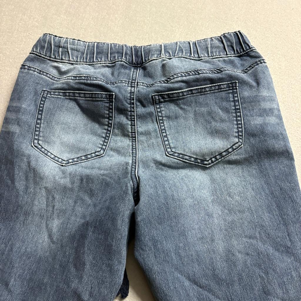 Copper Key Denim Joggers Girls Size 10 Blue Elastic Waist Drawstring Jeans