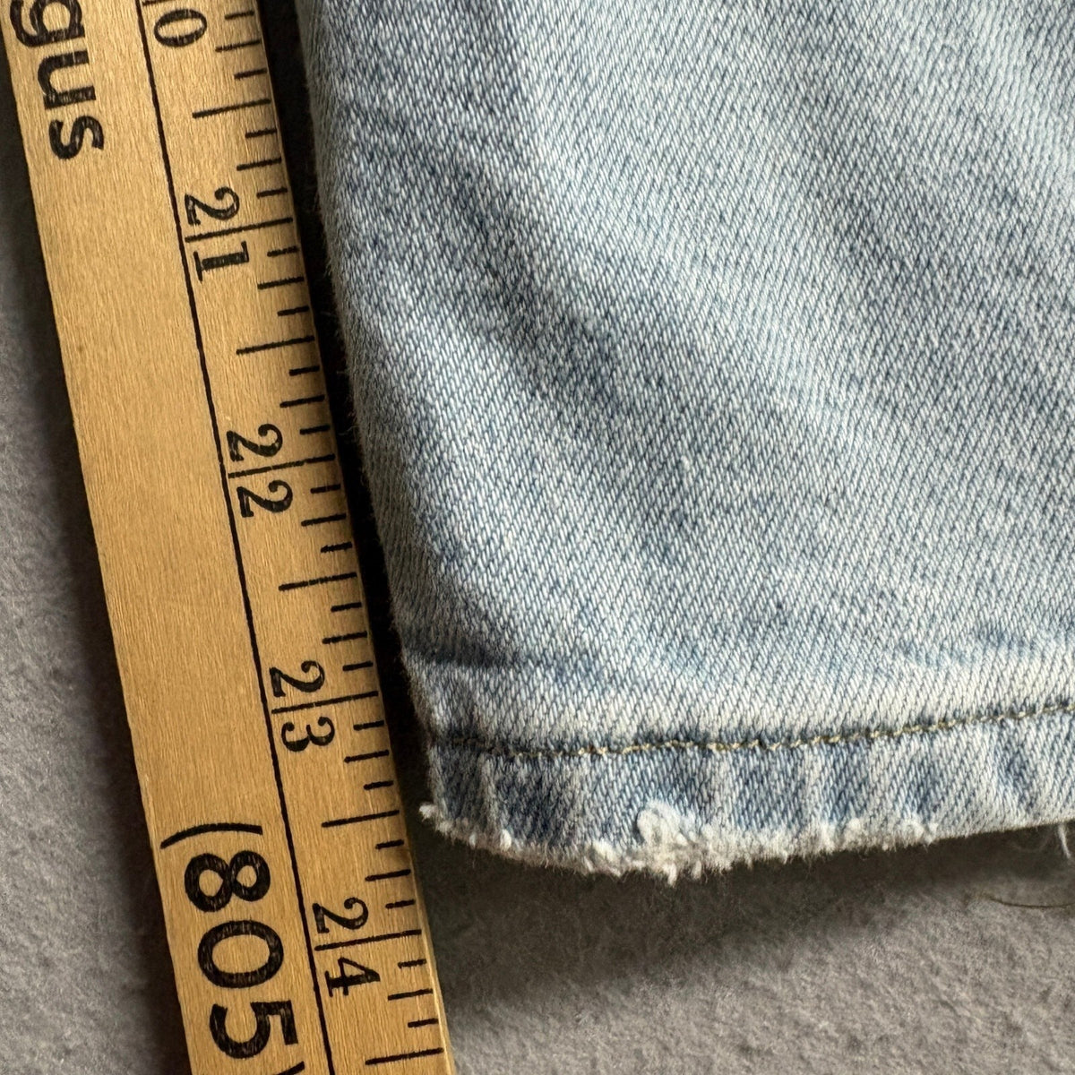 Frame Le Garcon Crop Distressed Jeans Womens Size 30 Light Wash Blue Denim