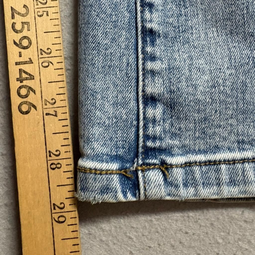 Rise Supply Co Womens Flare Jeans Size 28 Blue Denim Light Wash Bootcut