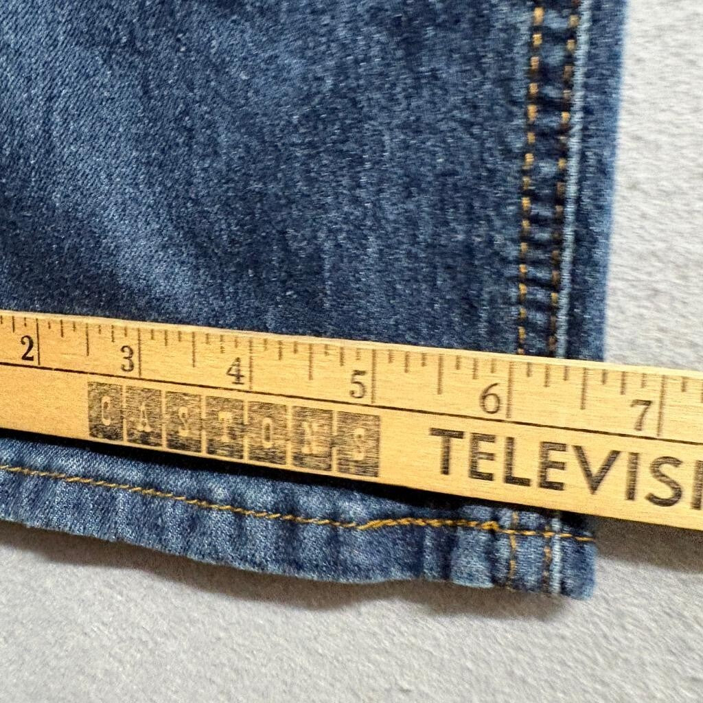 Smith & Mills Denim Mens Jeans 32x32 Blue Stretch Straight Leg Cotton Blend
