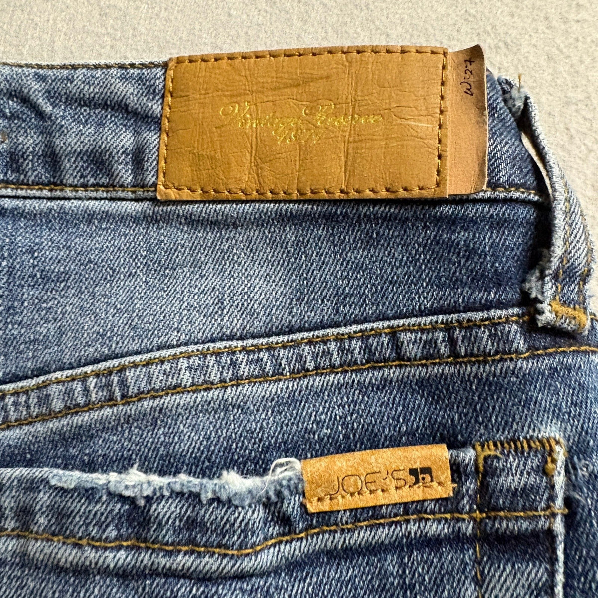 Joe's Jeans Vintage Reserve 1971 Womens Size 27 Blue Denim Slim Straight Jeans