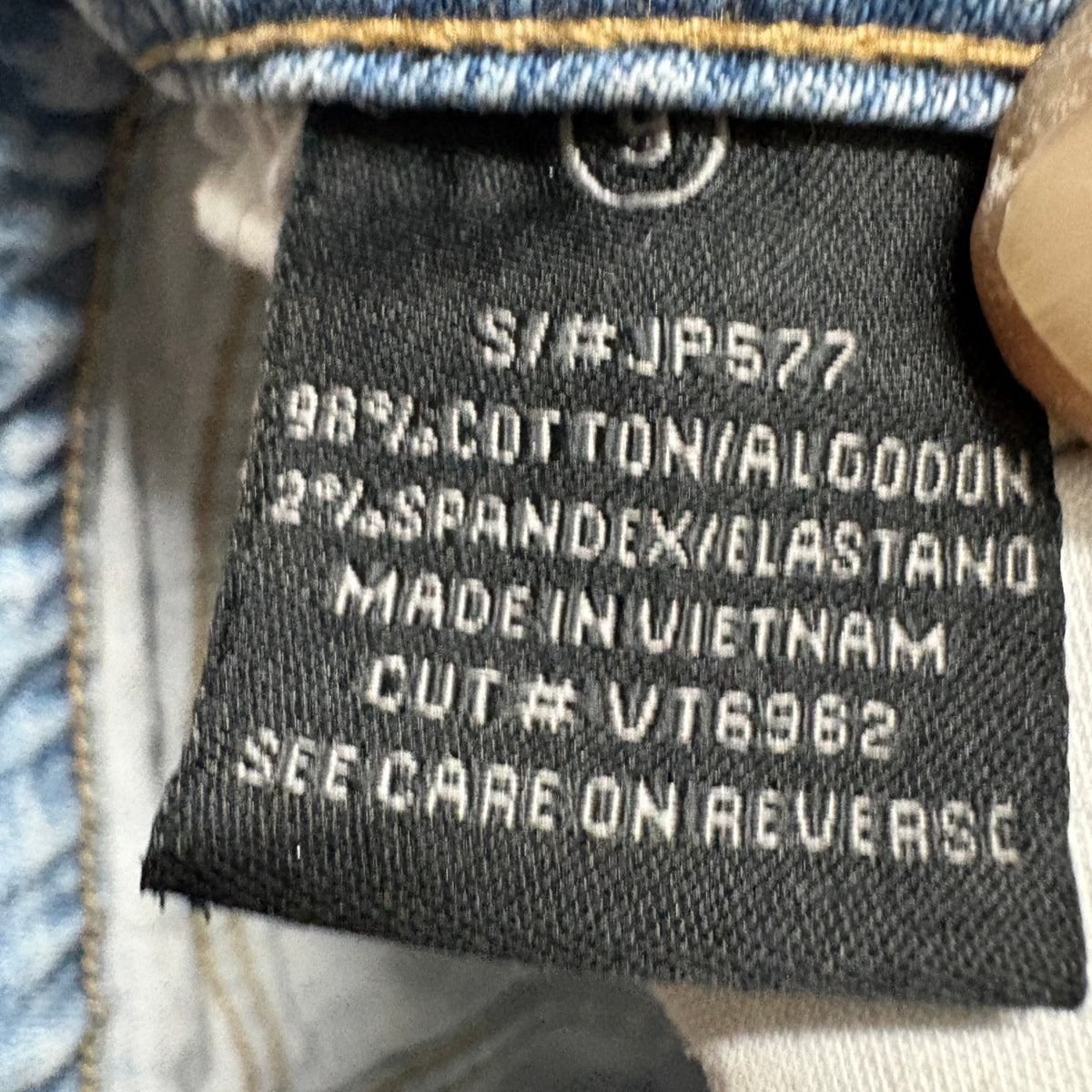 JUST USA Womens Distressed Skinny Jeans Size 9 Blue Denim Stretch Light Wash