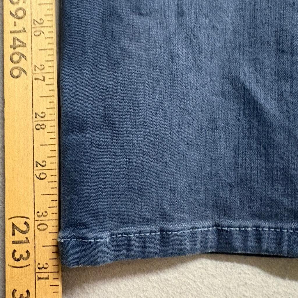 Miu Jeans Authentic Dungarees Womens 32 Blue Denim Wide Leg Pants Mid Rise