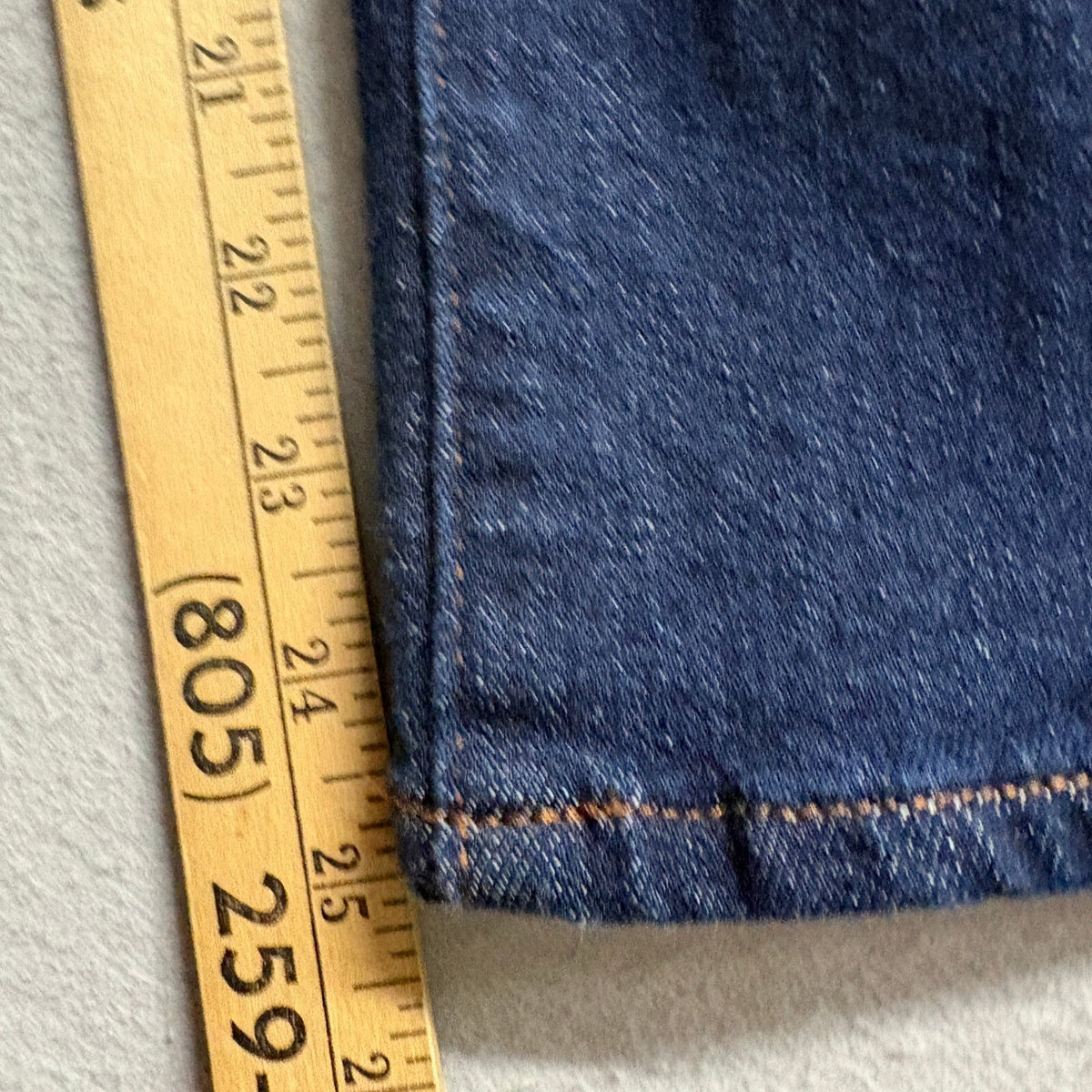 Rivete Denim Kick Crop Jeans Womens 29 Blue Dark Wash Stretch Flare Ankle High