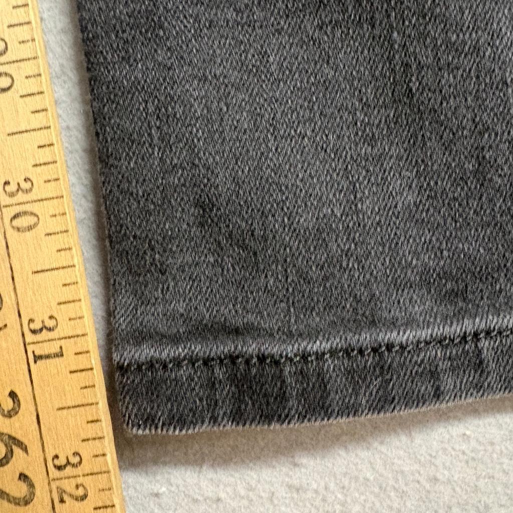 Joe's Jeans Mens 34 Black Denim Stretch Straight Leg Jeans