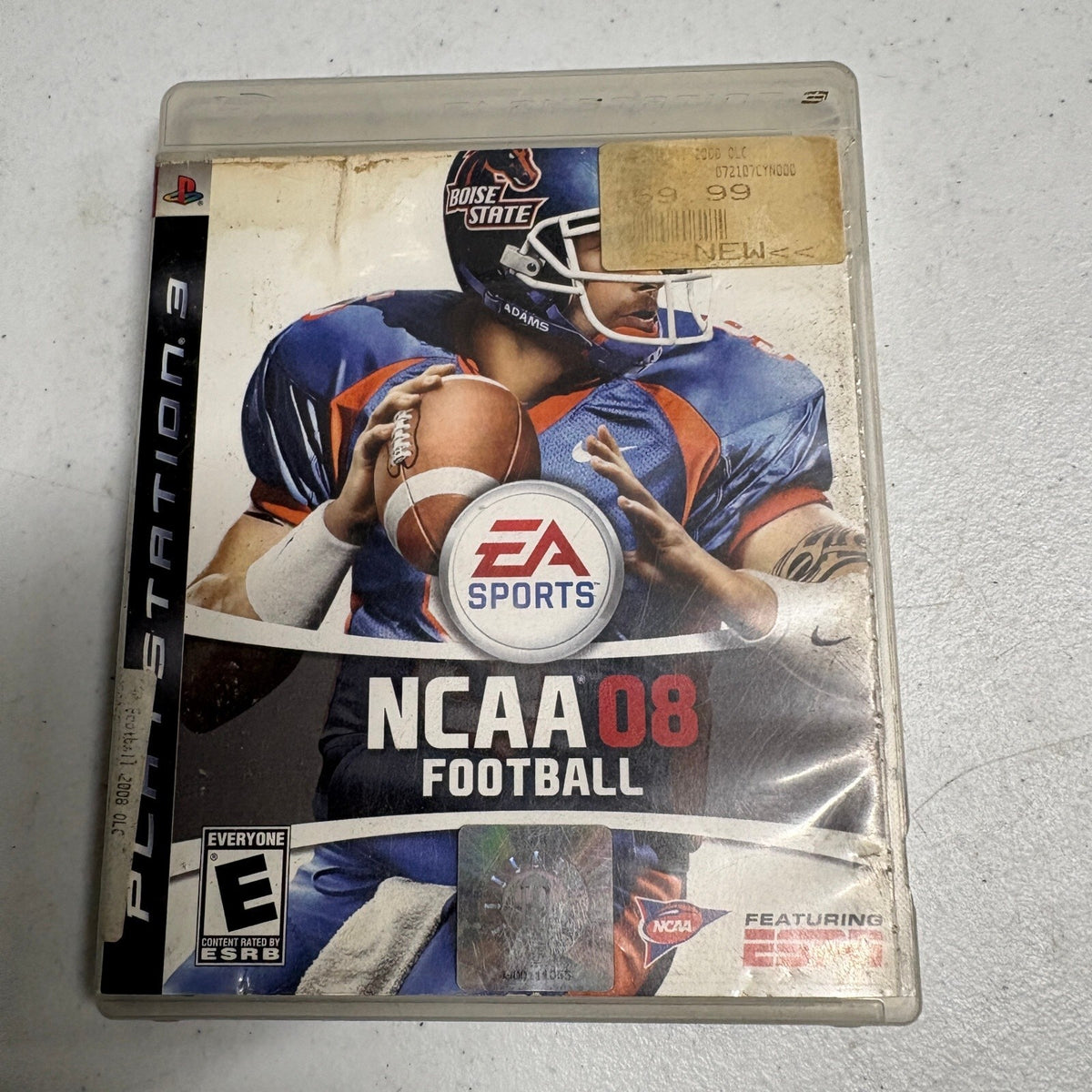 NCAA Football 08 Sony PlayStation 3 PS3 Game EA Sports Tested CIB Case Insert