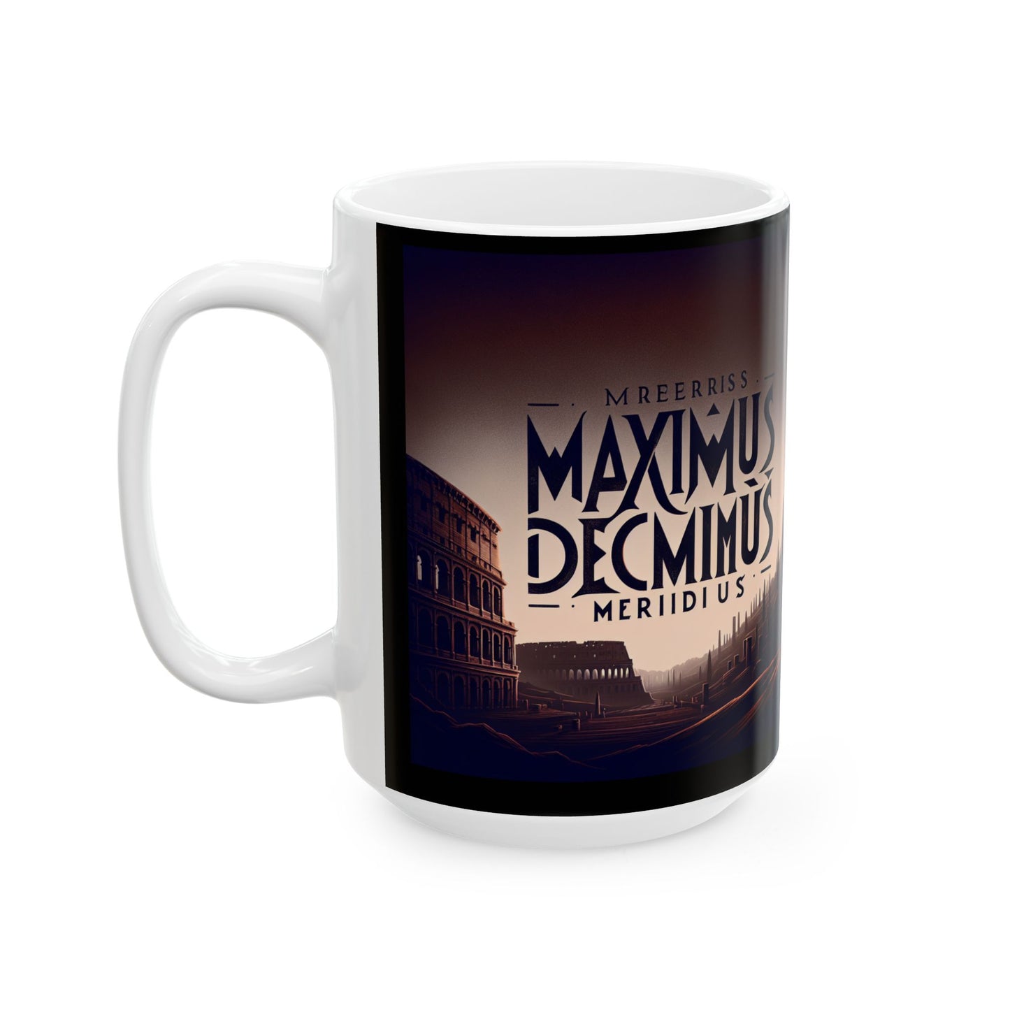 Maximus and Jeff Gladiator Ceramic Coffee Mug, (11oz, 15oz) Printify