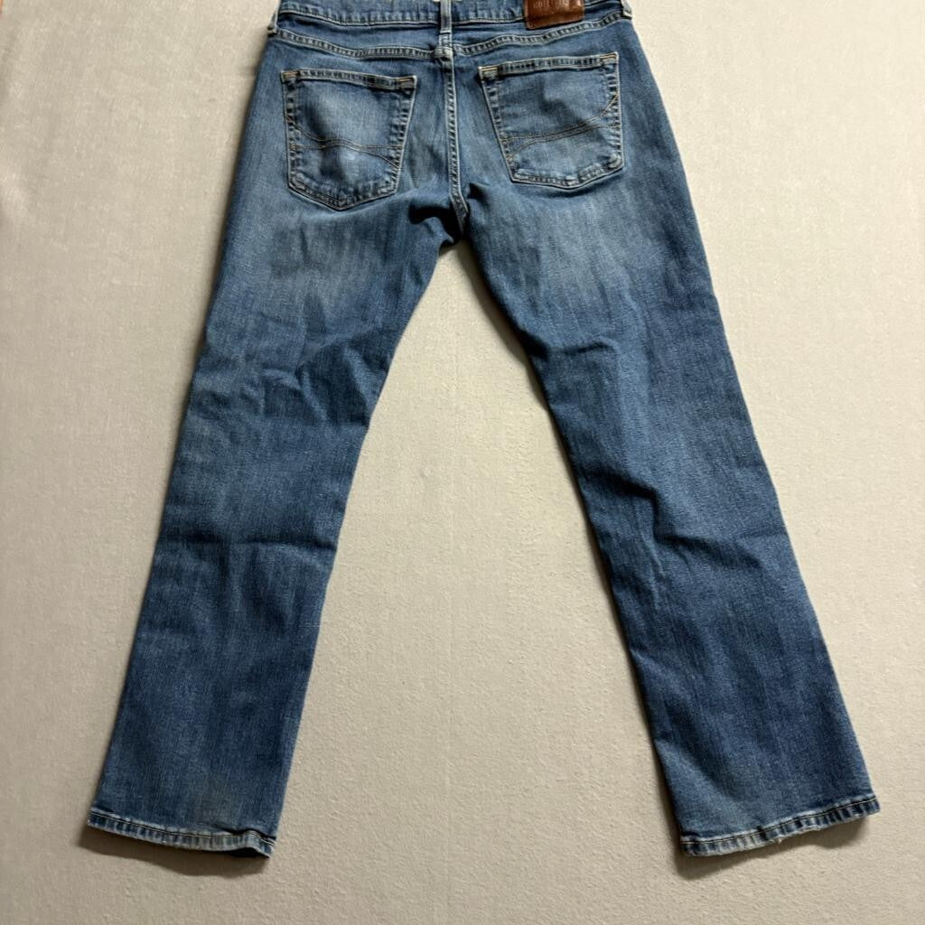 Hollister Epic Flex Slim Straight Jeans Mens 32x30 Blue Denim Stretch Pants