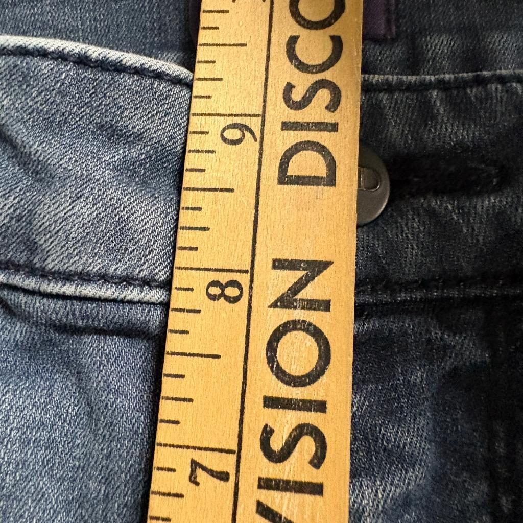 NYDJ Not Your Daughters Jeans Womens 8 Blue Denim Straight Leg Stretch Pants