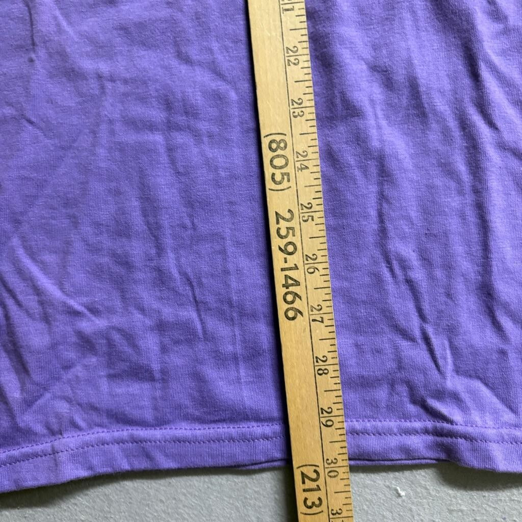 Vintage Key Elements Purple Pocket T-Shirt Mens Large 100% Cotton Made in USA