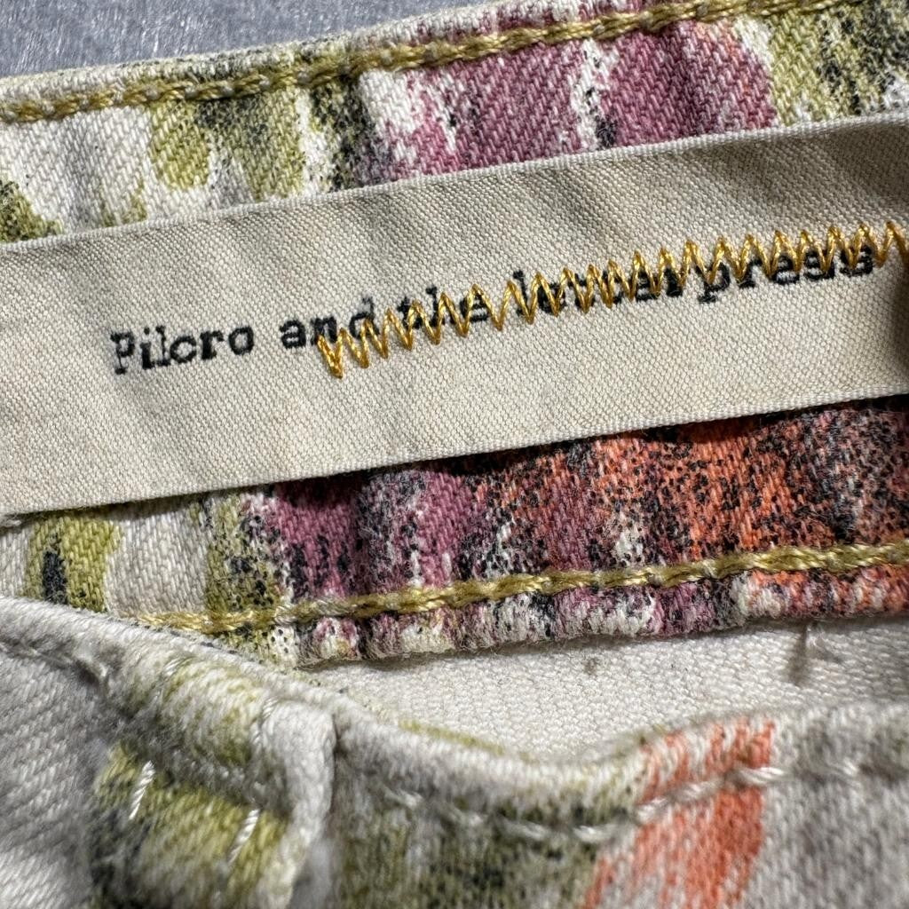 Pilcro and the Letterpress Floral Jeans Womens 29 Anthropologie Straight Leg