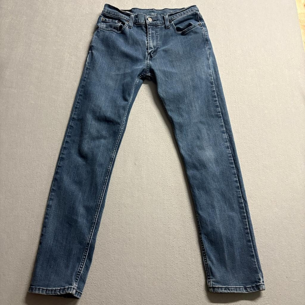 Levi's 502 Regular Taper Jeans Mens 30x32 Blue Denim Stretch Pants