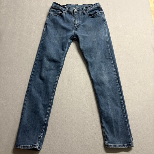 Levi's 502 Regular Taper Jeans Mens 30x32 Blue Denim Stretch Pants