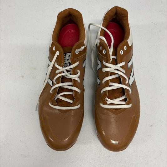New Balance 4040v5 Metal Baseball Cleats Mens Size 13 Brown White L4040TO5