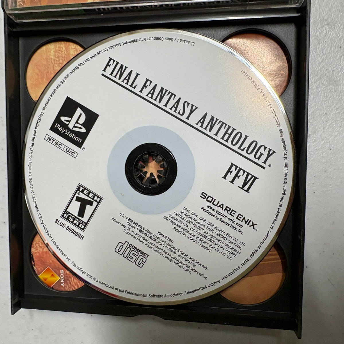 The Legend of Dragoon PS1 Playstation 1 Incomplete Replacement Discs Case PS1