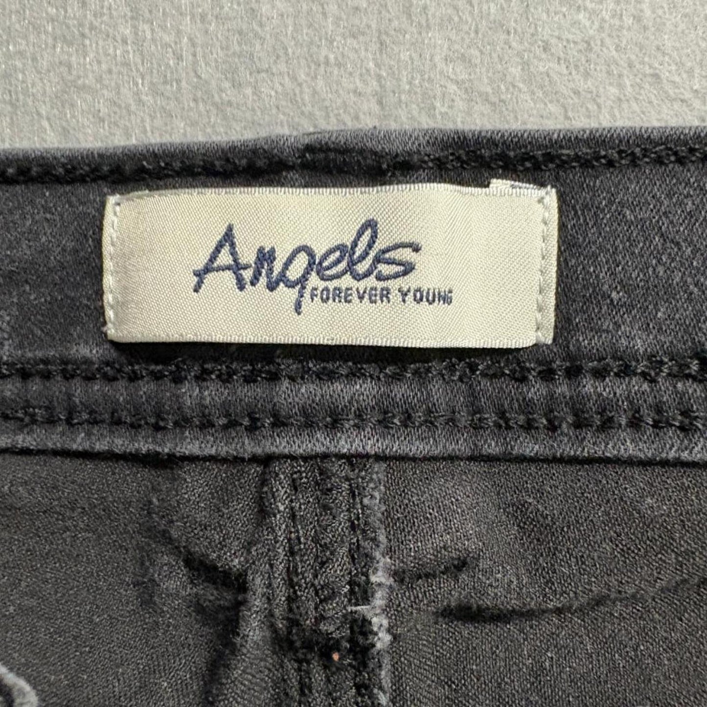 Angels Forever Young Jeans Womens Size 6 Black Denim Forever Convertible Skinny