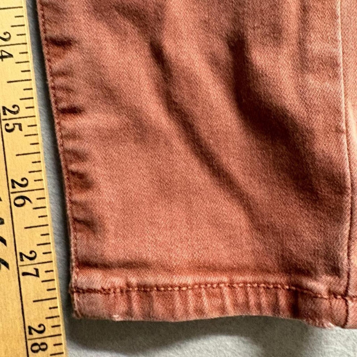American Eagle Curvy Super Hi-Rise Jegging Womens 4 Regular Rust Brown Stretch