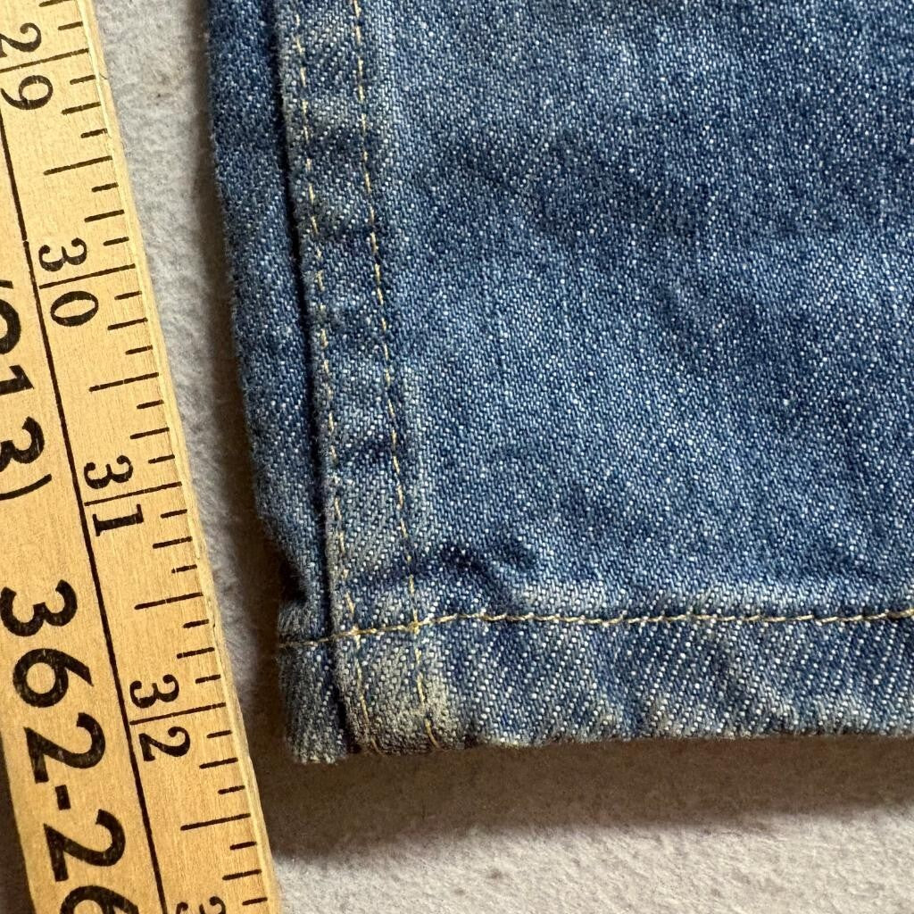Wrangler Custom Painted Jeans Mens 29x32 Takashi Murakami Style Flower Dollar