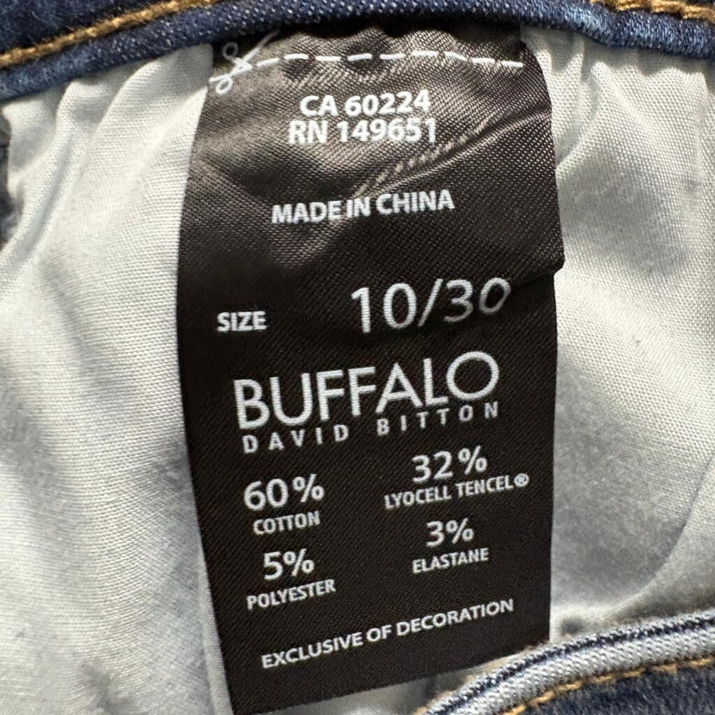 Buffalo David Bitton Avalon Jeans Womens 10/30 Mid Rise Soft Stretch Skinny