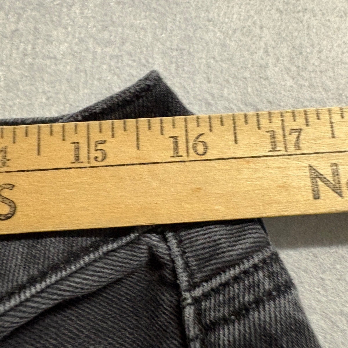 American Eagle Distressed Flare Jeans Womens 12 Long Black Comfort Stretch