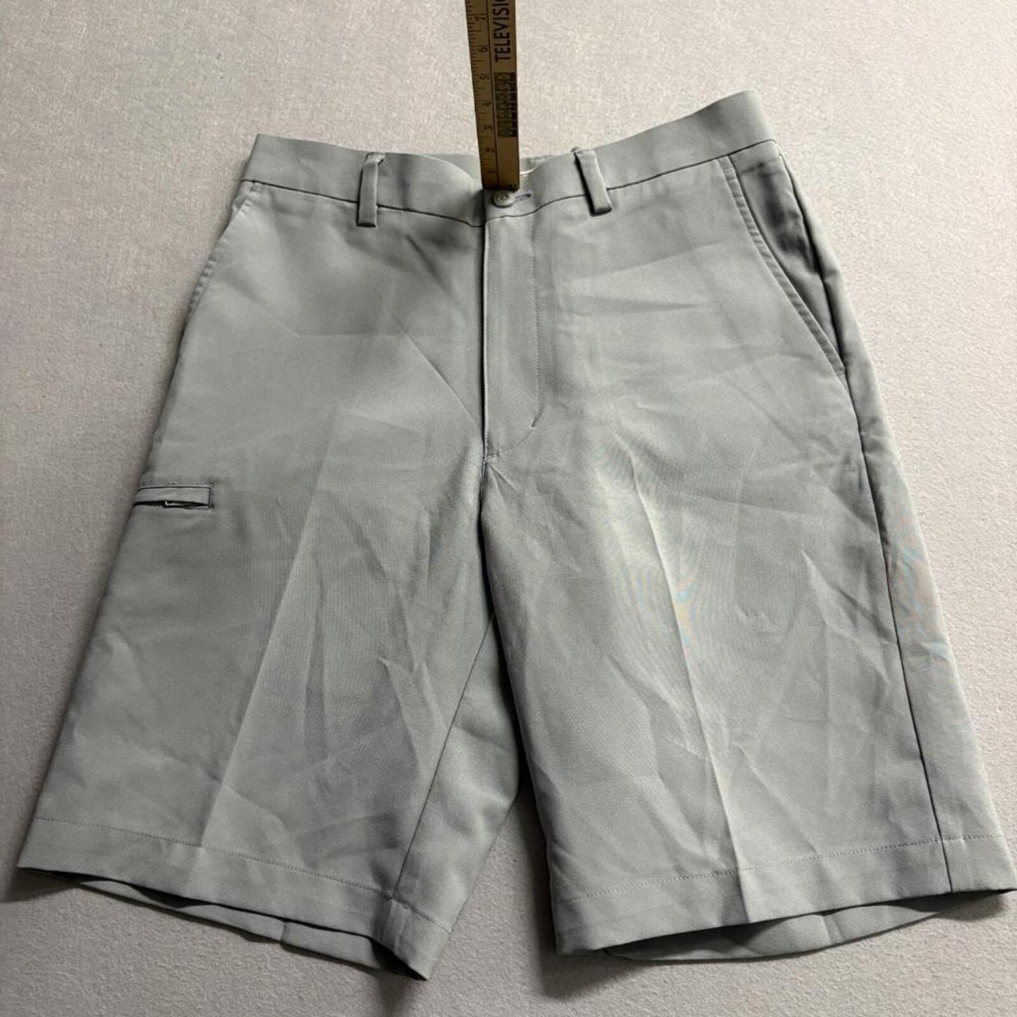 Grand Slam Golf Shorts Mens 30 Gray Monument Flat Front Performance UPF 50 New
