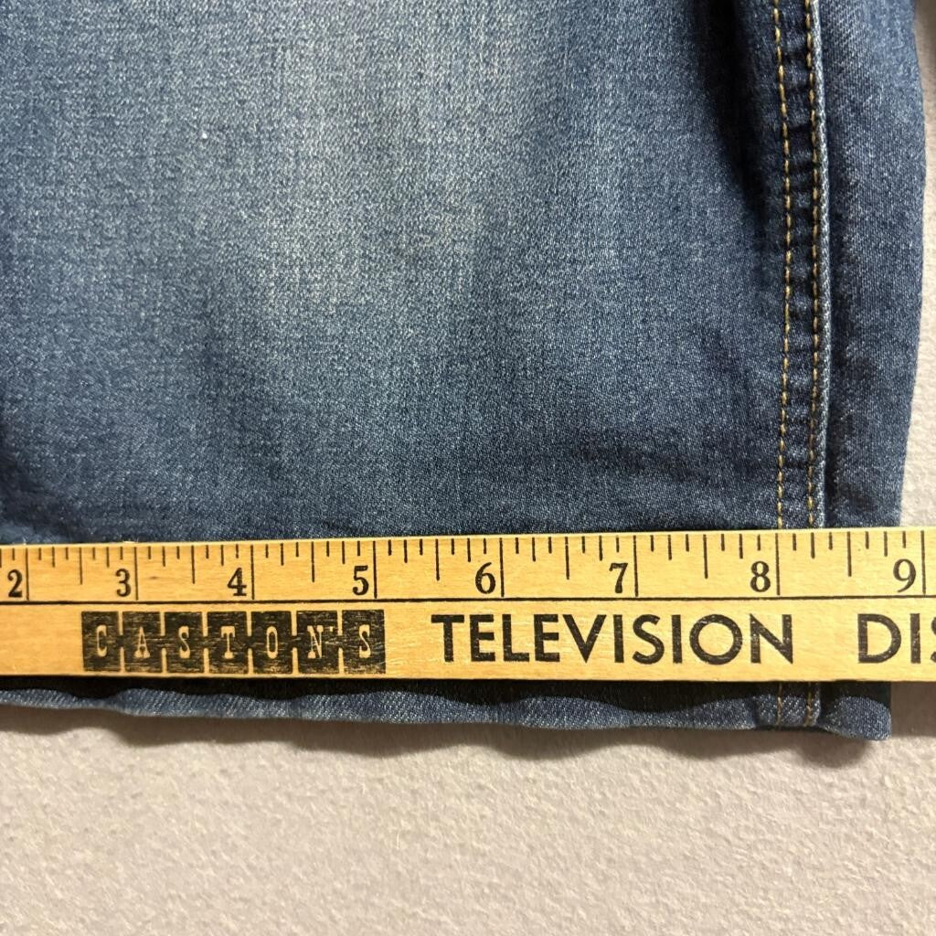 One 5 One Goddess Fit Denim Bermuda Shorts Womens Size 4/27 Blue Stretch