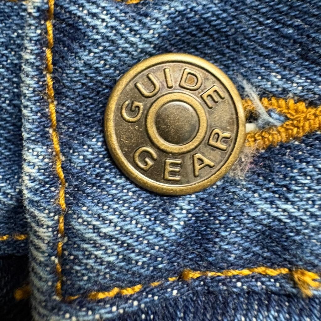 Guide Gear Thinsulate Lined Jeans Mens 38x30 Blue Denim Insulated Work Pants