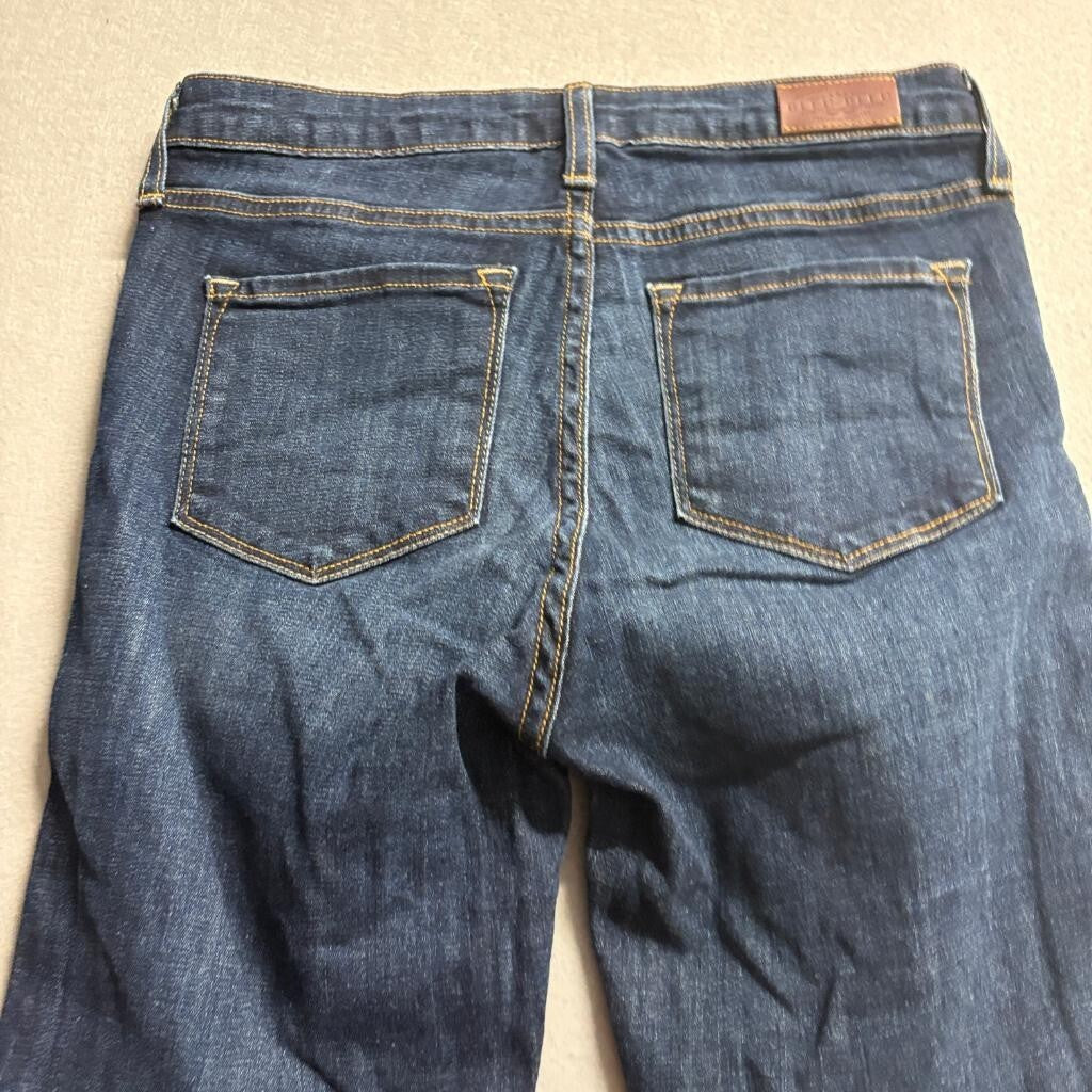 Bleu Bleu Jeans Womens 27 Skinny Dark Wash Denim Made in USA Stretch Blue