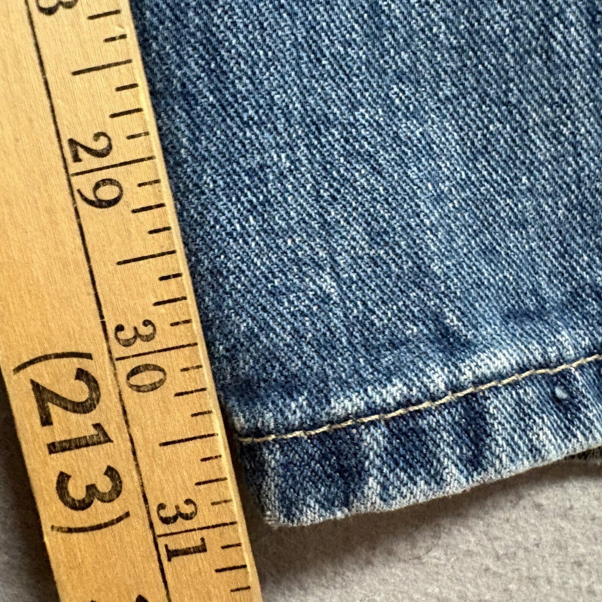 Genuine Dickies Mens Carpenter Jeans 34x32 Blue Denim Relaxed Fit Workwear