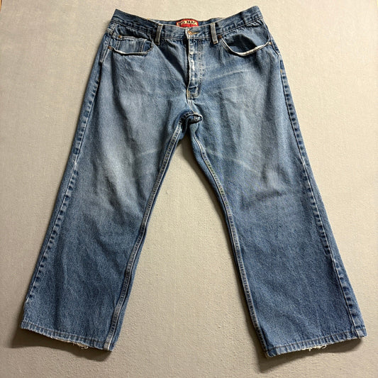 Big Mac Workwear Jeans Mens 38x30 Blue Denim Straight Leg Work Pants
