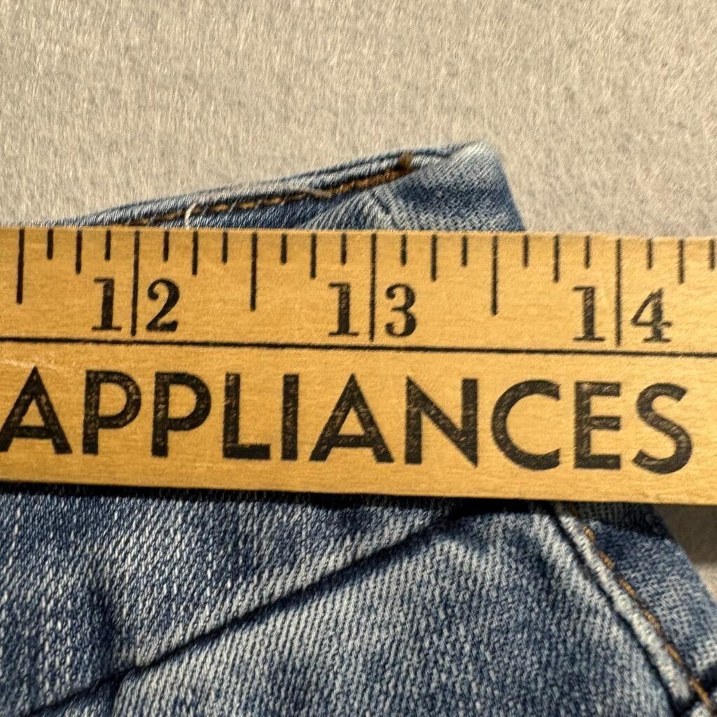 Chicos So Slimming Girlfriend Slim Leg Ankle Jeans Womens Size 0 Blue Denim