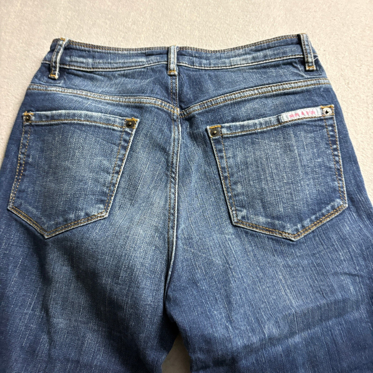 Sass & Bide Mojo-Kiko Jeans Womens Size 25 Blue Denim Slim Straight Stretch 27.5