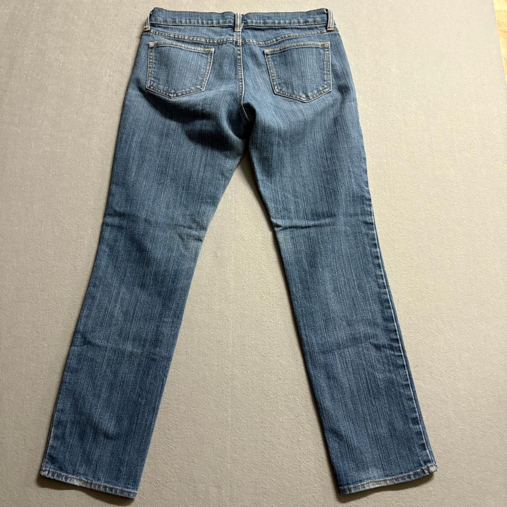 Old Navy The Diva Jeans Womens 10 Blue Denim Straight Leg Mid Rise Stretch