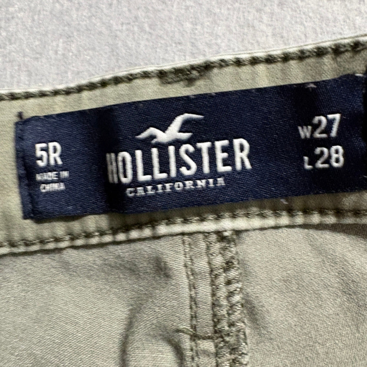 Hollister High Rise Jean Legging Womens 5R 27x28 Olive Green Advanced Stretch