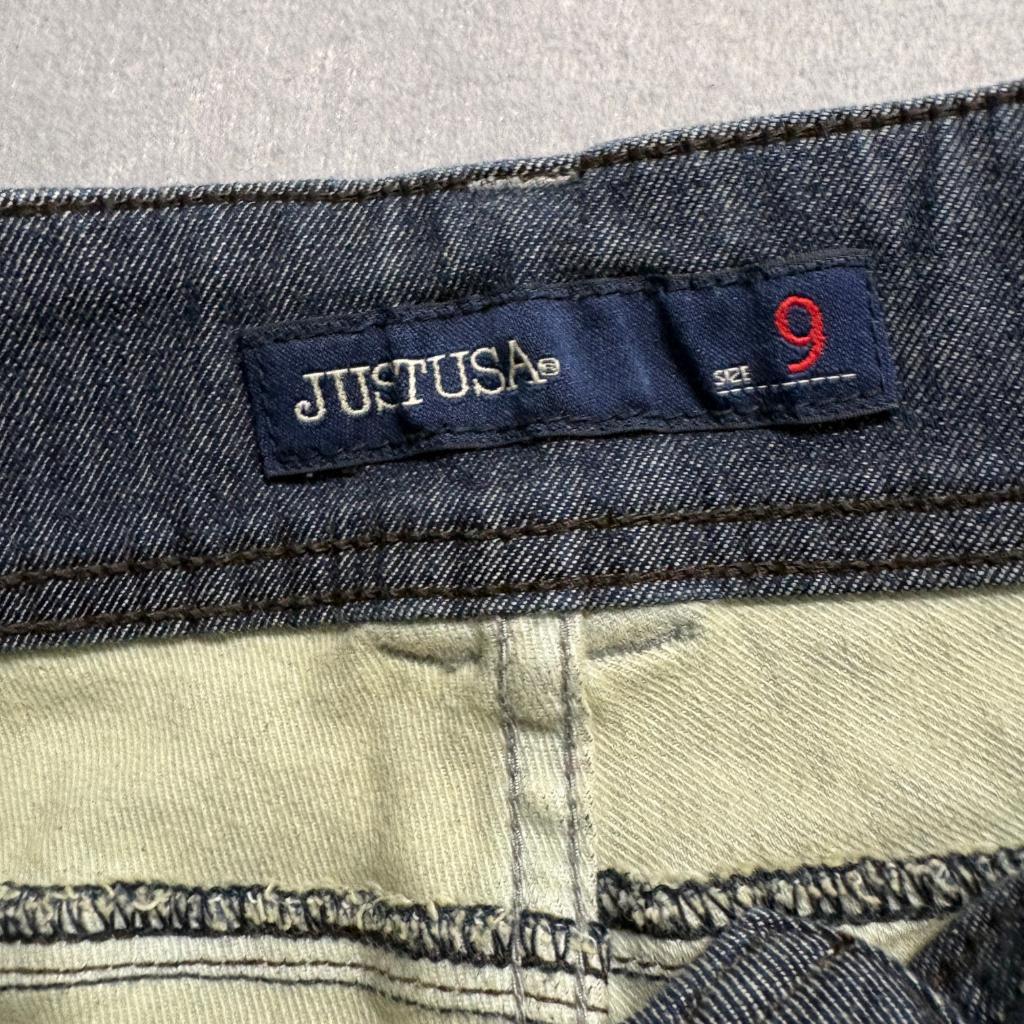 Just USA Jeans Womens Size 9 Blue Denim Skinny Stretch Low Rise Inseam 30.5